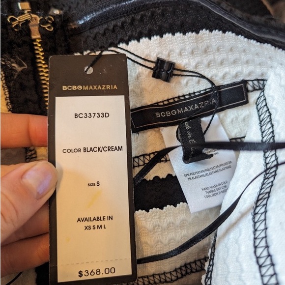 NWT BCBGMaxazria Althea Strapless Mini Size Small - Picture 3 of 3